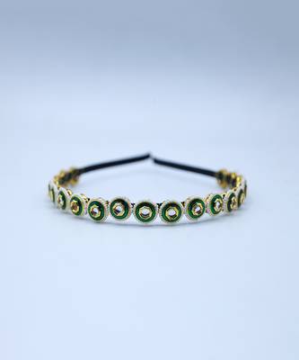Green Embellished Hairband 1