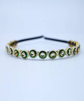 Green Embellished Hairband 2