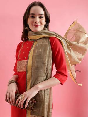  women cotton silk kurta pant set 3