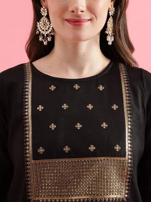  women cotton silk kurta pant set 3