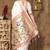 White Zari Woven Silk Blend Paithani Saree With Blouse Piece