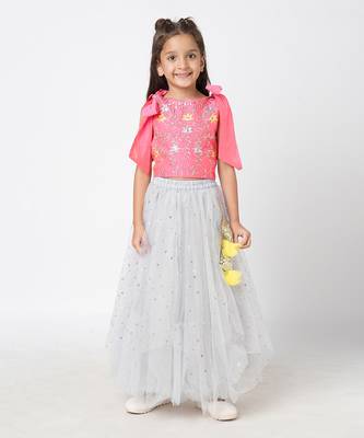 Pink lehenga set 1