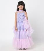 Lavender lehenga set