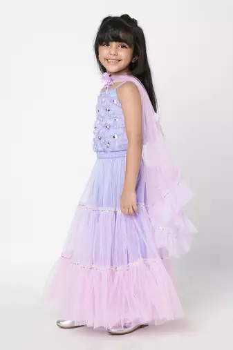 Lavender lehenga set