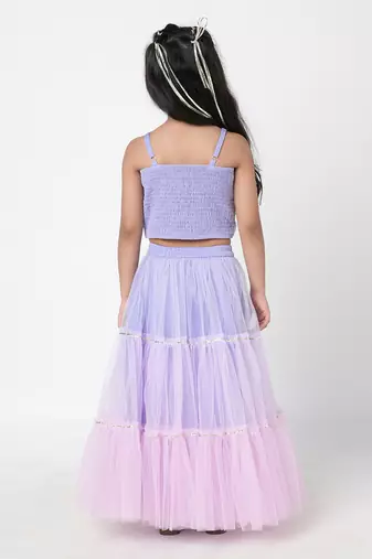 Lavender lehenga set