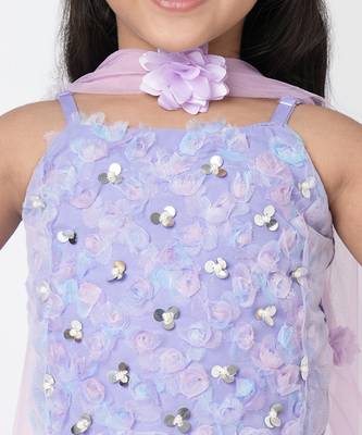 Lavender lehenga set 5