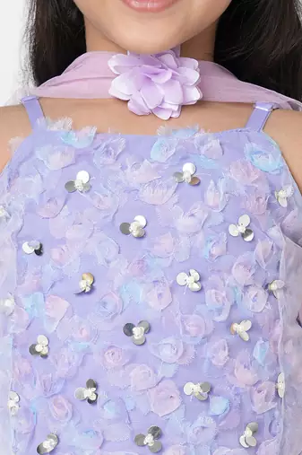 Lavender lehenga set
