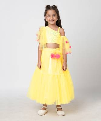 Yellow lehenga set 1