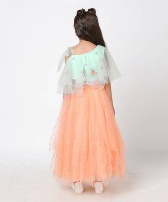 Peach lehenga set 3