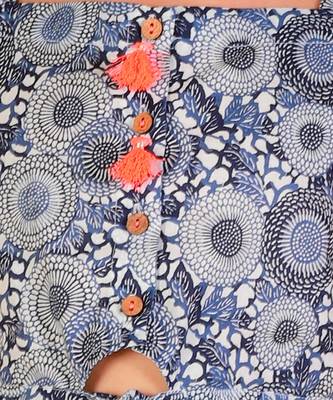 Blue printed pants set 5