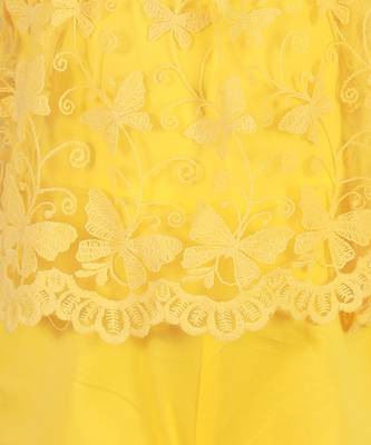 Yellow printed jumpsuit 5