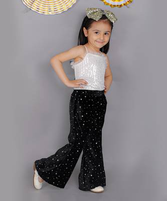 Black printed co ord set 2