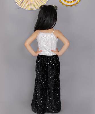 Black printed co ord set 4