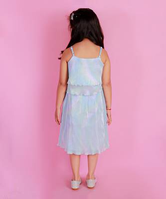 Sky blue skirt set 4