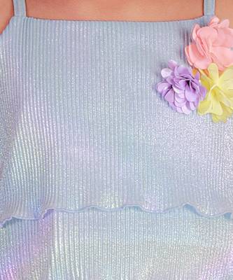 Sky blue skirt set 5
