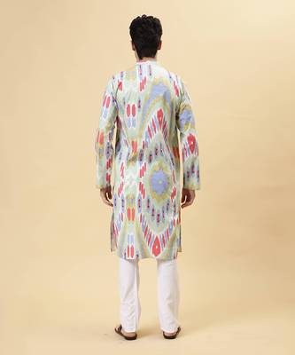 Pastel ikat kurta 5