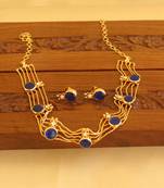 Kerala style palakka necklace set