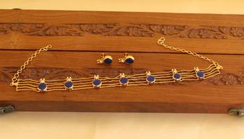 Kerala style palakka necklace set 2