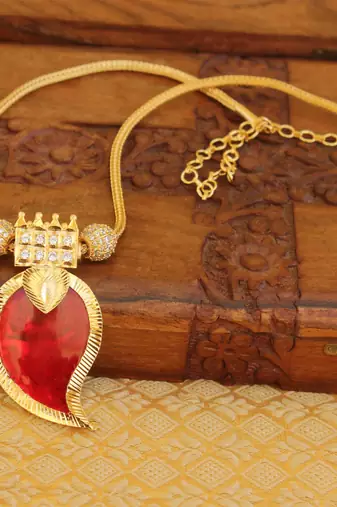 Kerala style mango palakka necklace