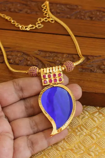 Kerala style mango palakka necklace