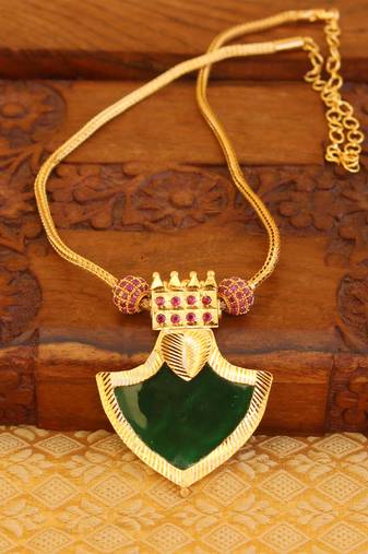 Kerala style palakka necklace
