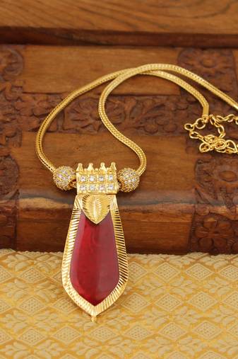 Kerala style palakka necklace