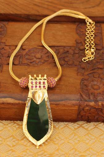 Kerala style palakka necklace