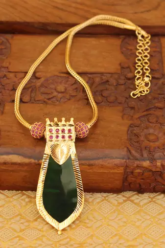 Kerala style palakka necklace
