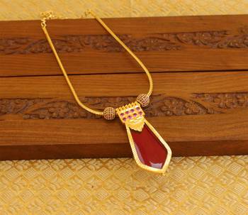 Kerala style palakka necklace 1