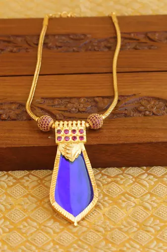 Kerala style palakka necklace