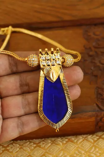 Kerala style palakka necklace