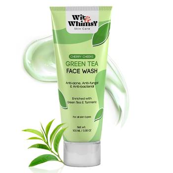 Green tea anti-acne, anti-fungal & anti-bacterial face wash(100 ml) 2