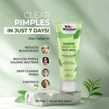 Green tea anti-acne, anti-fungal & anti-bacterial face wash(100 ml) 4