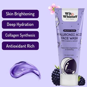 Hyaluronic acid face wash for skin brightening & hydrating face wash (100 ml) 1