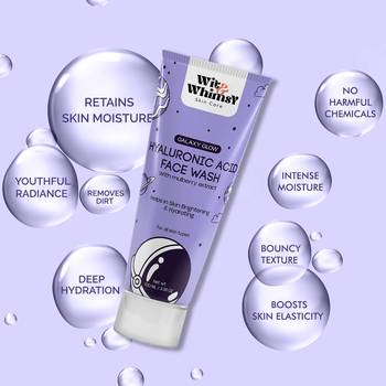 Hyaluronic acid face wash for skin brightening & hydrating face wash (100 ml) 4