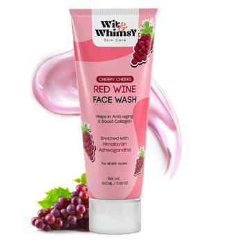 Red wine face wash for anti-aging & reduces wrinkles | boost collagen-all skin type- 100ml 2