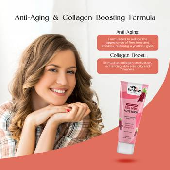 Red wine face wash for anti-aging & reduces wrinkles | boost collagen-all skin type- 100ml 6