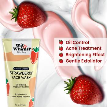 Strawberry face wash for glowing skin | exfoliates & brighten the skin -all skin type- 100ml 4