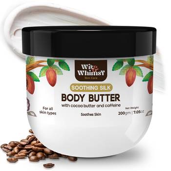 Body butter | with cocoa butter and caffeine | intense moisturization, reduces stretch marks -200gm 1