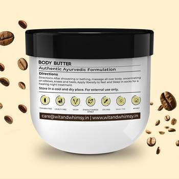 Body butter | with cocoa butter and caffeine | intense moisturization, reduces stretch marks -200gm 2