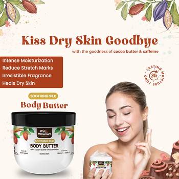 Body butter | with cocoa butter and caffeine | intense moisturization, reduces stretch marks -200gm 3