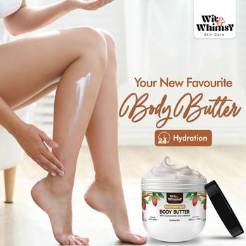 Body butter | with cocoa butter and caffeine | intense moisturization, reduces stretch marks -200gm 5
