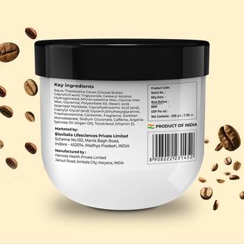 Body butter | with cocoa butter and caffeine | intense moisturization, reduces stretch marks -200gm 6