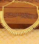 Kerala style gold platted necklace