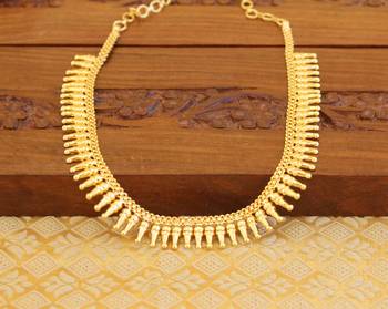 Kerala style gold platted necklace 1