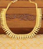 Kerala style gold platted necklace