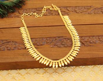 Kerala style gold platted necklace 2