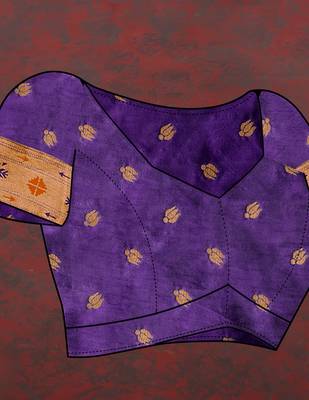 BLUE SOFT PETHANI SILK COPPER ZARI WEAWING MOTIFS AND RICH ZARI SAREE WITH BLOUSE FOR WOMEN 5