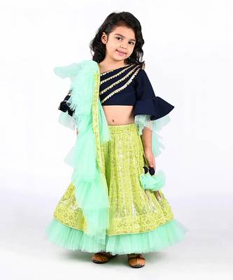 Multicolor lehenga set 1
