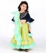 Multicolor lehenga set